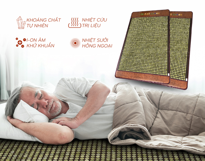 Cách dùng đệm đá nóng Hàn Quốc giảm đau mỏi xương khớp